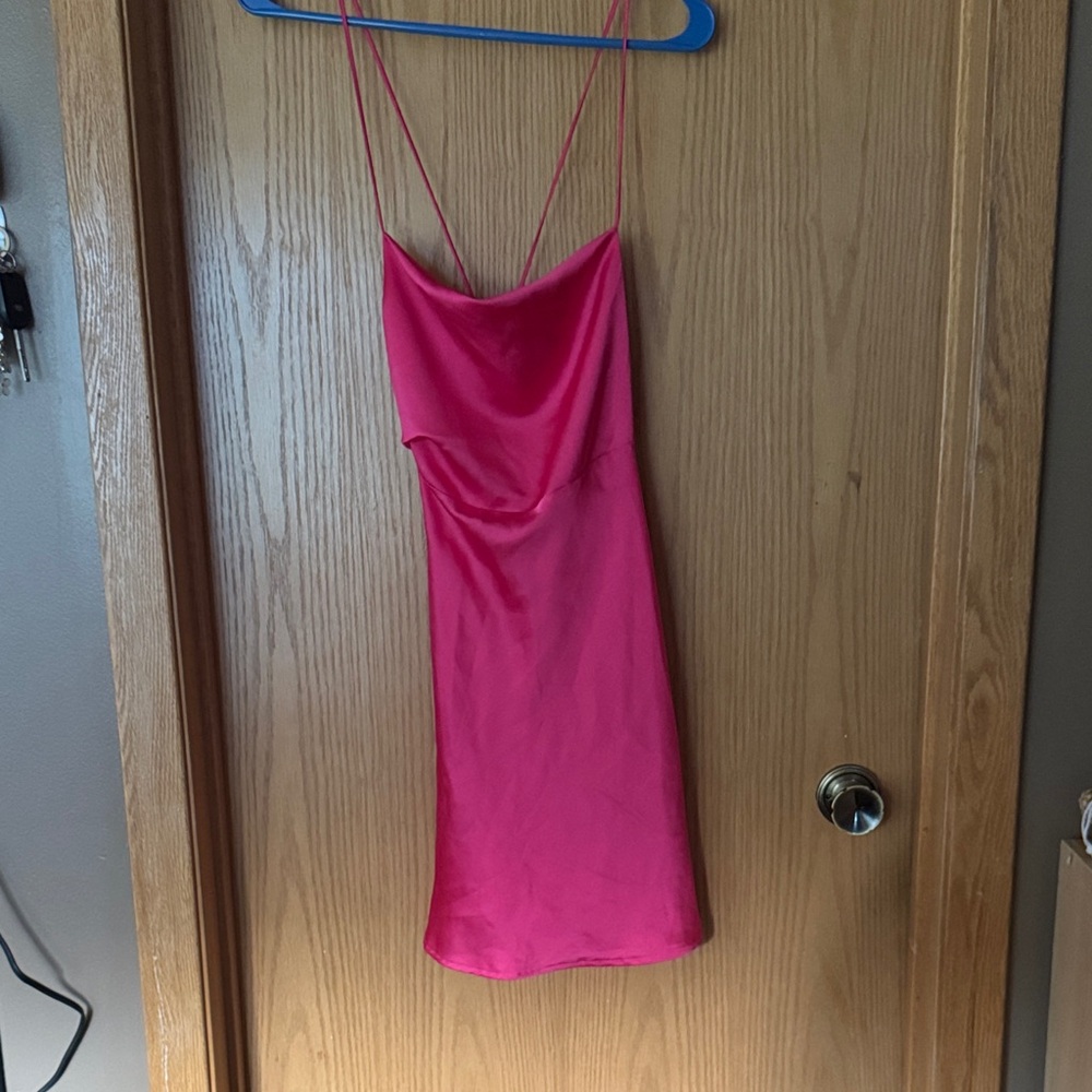 Princess Polly Hot Pink Mini Dress